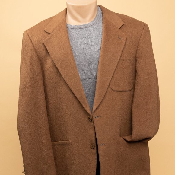 Other - Custom Camel Hair Blazer Jacket by Spauldings Oak Park